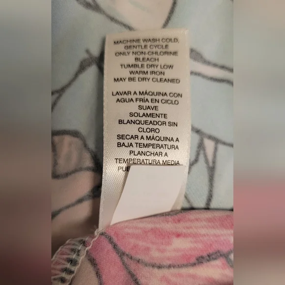 White House Black Market WHBM Multicolor Floral Blouse  SIZE M - Picture 10 of 11